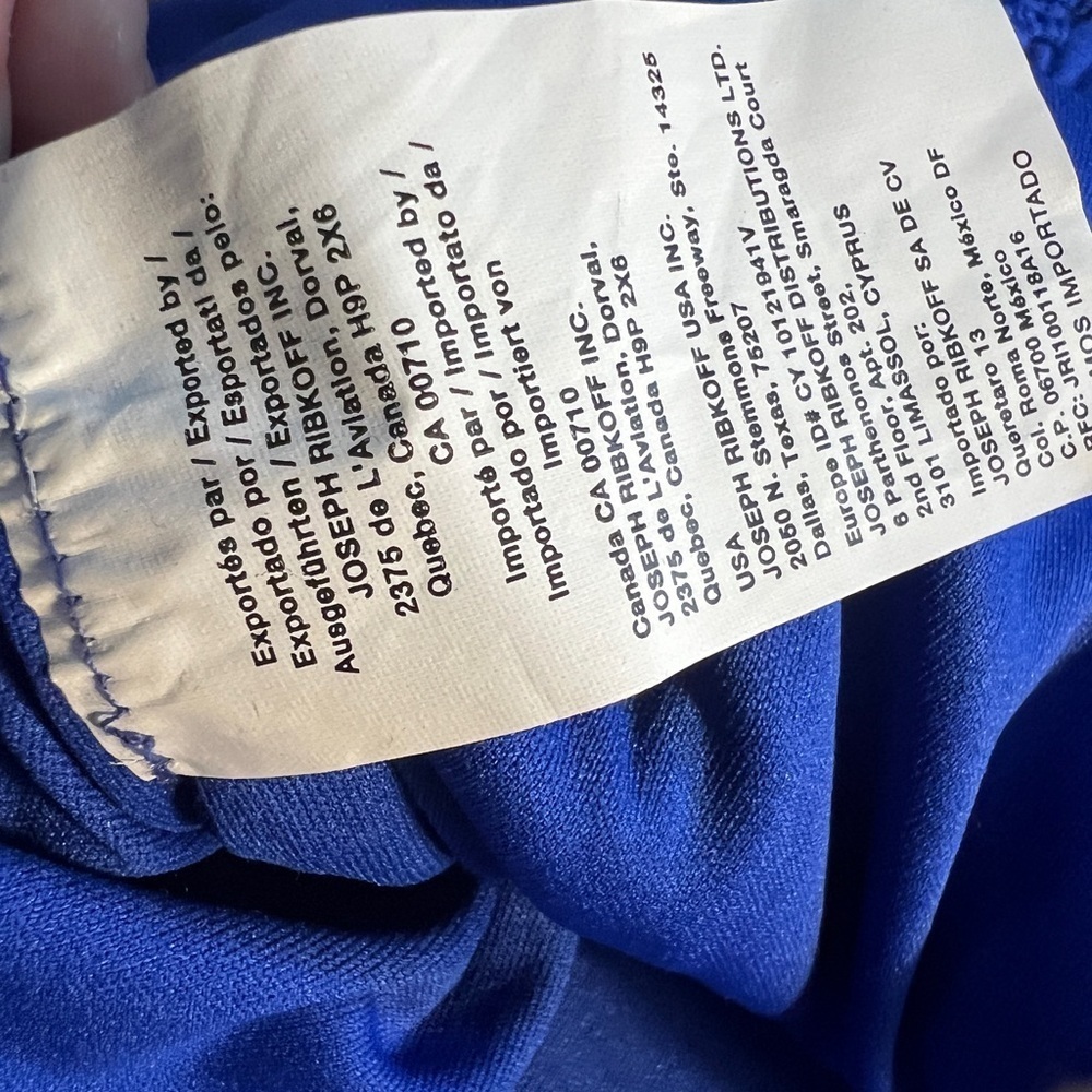 Joseph Ribkoff Royal Blue Textured Sheath Dress Cocktail Career Size 8 - Picture 15 of 16